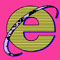 IE Sticker